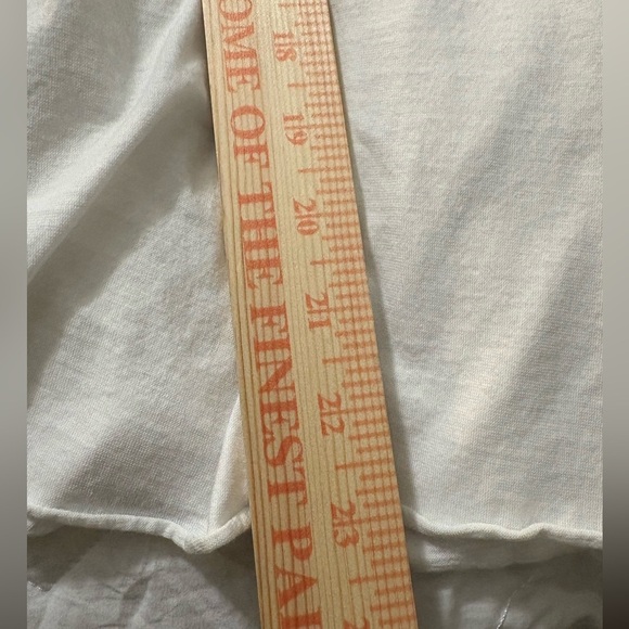 Pure Jill White Lightweight Pima Cotton Open Front Bottom Tiered Cardigan. - Picture 10 of 11